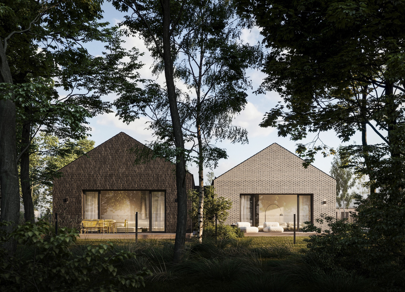 Bajoruose startavo naujas vieno aukšto dvibučių kvartalas