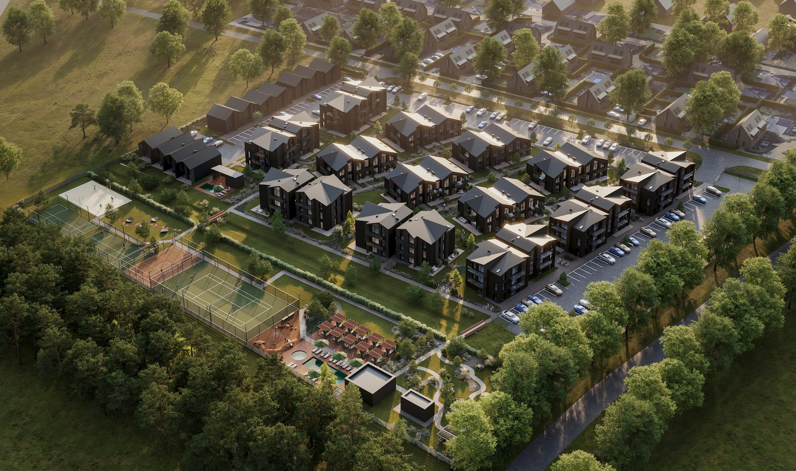 2,6 ha kompleksas pajūryje už 19 mln. eurų: „Orner“ stato ambicingą projektą Kunigiškiuose