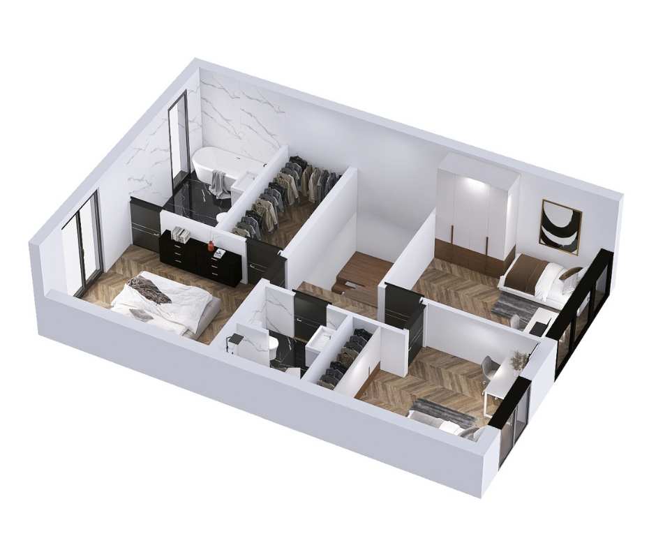 Forrest 14namas 2 aukstas 3d