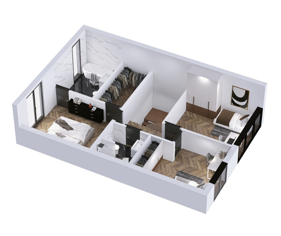 Forrest 14namas 2 aukstas 3d